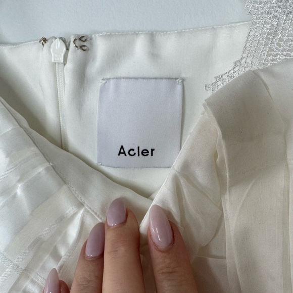 Acler Babydoll Top – Size 10, White - Picture 5 of 16